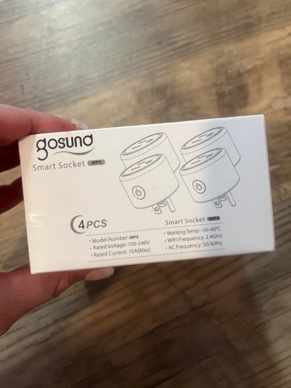 Gosund Smart Socket WP3 - White (4 Pack)